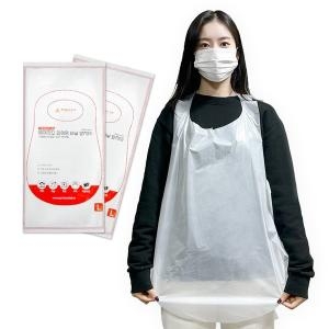 프로덕트랩 업소용 일회용 비닐 <b>앞치마</b> 방수<b>앞치마</b> 1000매 손님용