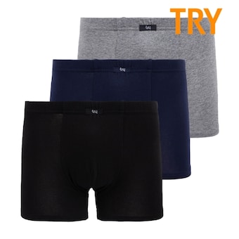 TRY 남성 면<b>드로즈</b> 인밴드 단색 학생팬티 사각팬티_TMDROM7