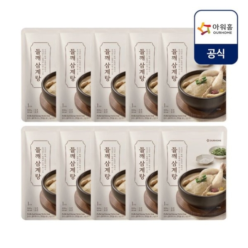 아워홈 들깨 삼계탕 800g [10개]