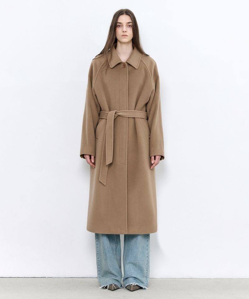 ltgt INSILENCE WOMEN 페미닌 발마칸 로브 코트 CAMEL IW2D4CT05CA 300612