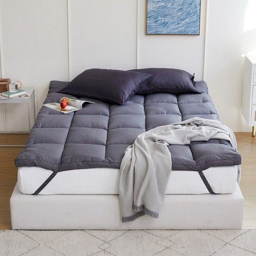 리빙룸 애끌리아 쿠시 AC 마이크로화이버 울트라 밴딩 토퍼 (퀸 Q)