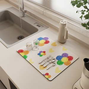 포유 하트 플라워 규조토 드라잉매트 식기건조매트이미지입니다. 누르면 해당 게시물로 새창이동합니다.