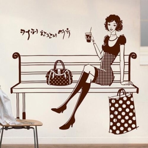 낭만창고 idk173-커피 한잔의 여유 여인