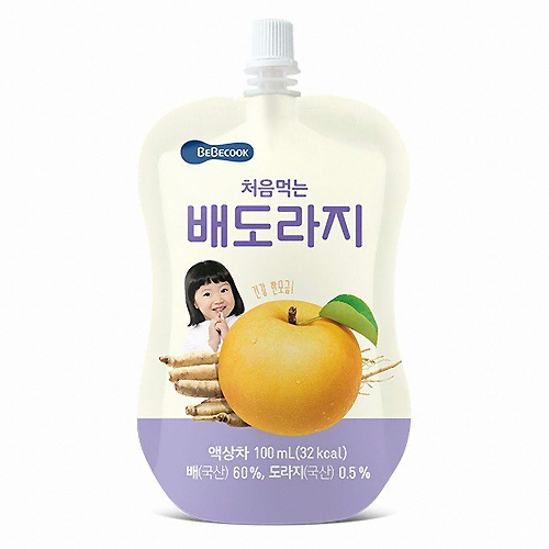 베베쿡 처음먹는 배도라지 100ml (40개)_이미지