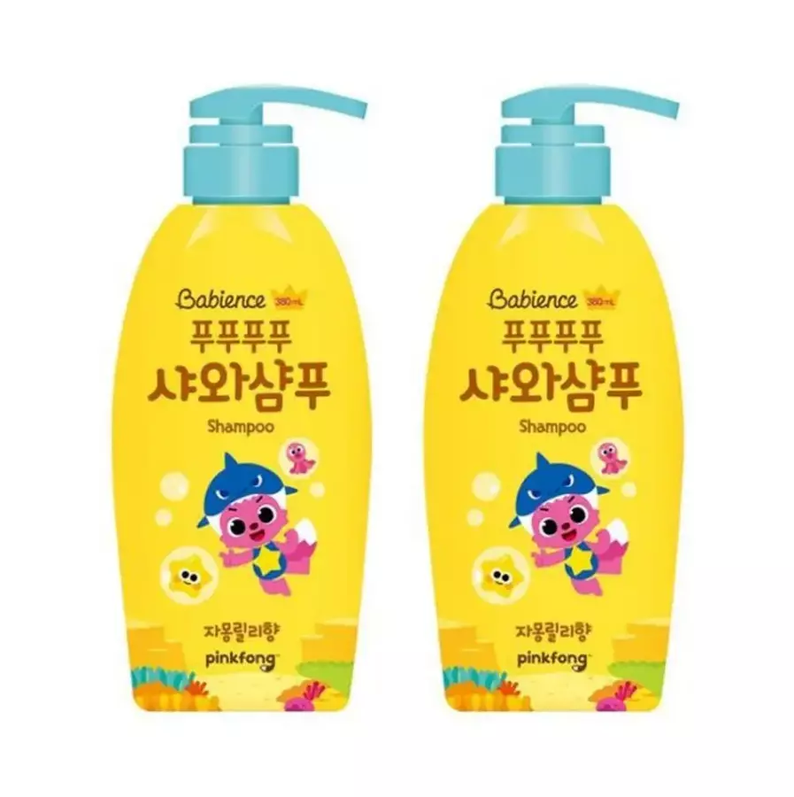  베비언스 핑크퐁 푸푸푸푸 샤와 샴푸 380ml [2개]