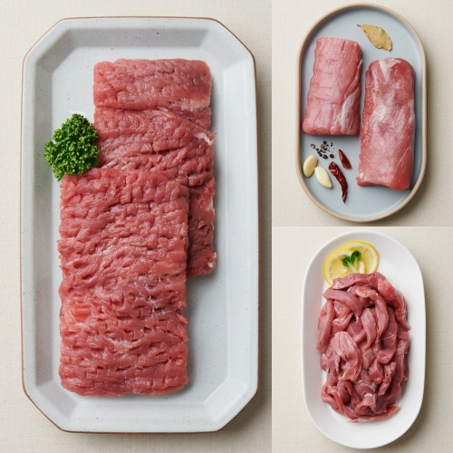 농협안심한돈 돼지 안심 500g 장조림용 돈까스용 탕수육용 카레용_이미지