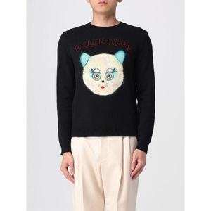 발렌티노 7V3KC35IB2V/R VALE-0NO Black sweater with Le Chat de la Maison patch_이미지