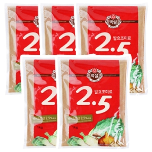 백설 발효 조미료 2.5 1kg (5개)_이미지