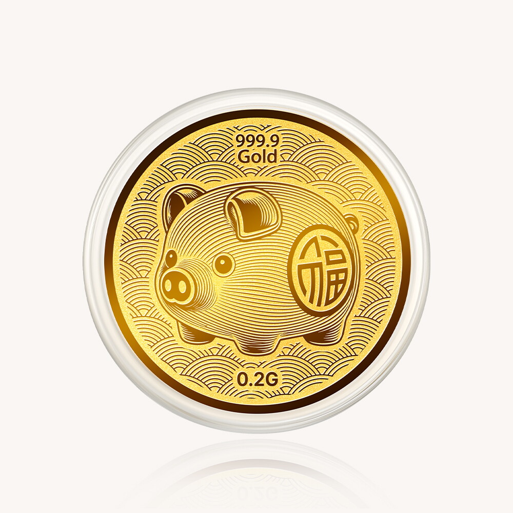 수앤진골드 복돼지 코인 골드바 0.2g