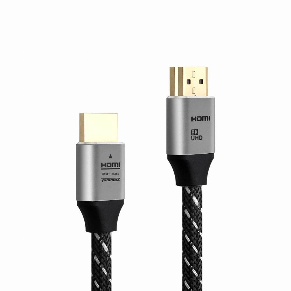 타무즈 ULTRA IRON GRAY HDMI v2.1 케이블 (1m)_이미지