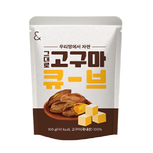 똑똑한식단 그대로 고구마 큐브 100g (10개)_이미지