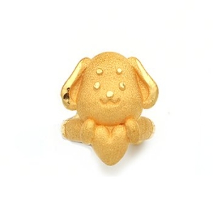 비앤비골드 십이간지 개띠 돌반지 3.75g (1개)_이미지