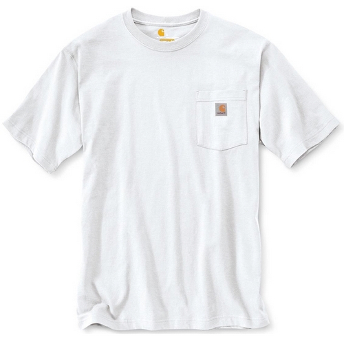 칼하트 포켓 티셔츠 K87 (화이트)_이미지