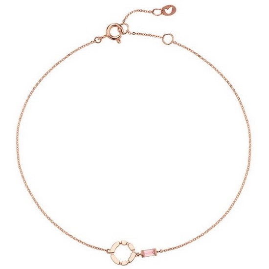 티르리르 14K 핑크골드 단델리온 10월 발찌 TAJK4P00111M-10