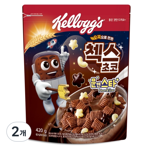 켈로그 첵스초코 문앤스타 420g