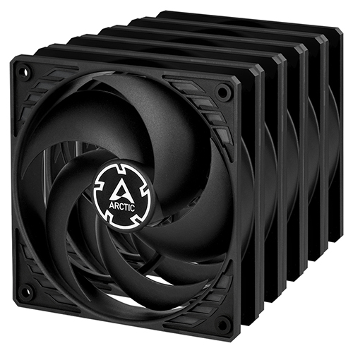 ARCTIC P12 PWM PST 서린 (밸류팩(5팩), 블랙)