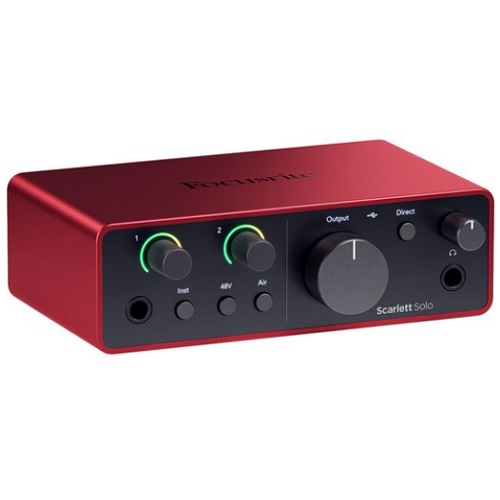 Focusrite Scarlett Solo 4세대 (+ 마이크, 슈어 SM58 SK)_이미지