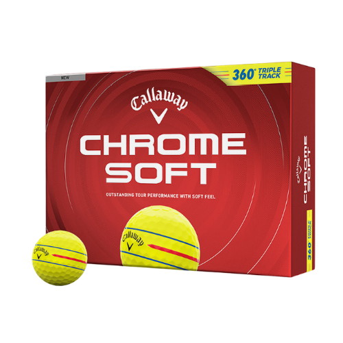 캘러웨이 2026 크롬소프트 360 트리플트랙 (컬러공, 6개)_이미지