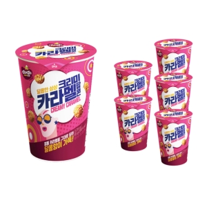 크리미 카라멜 팝콘 65g 6개 영화관팝콘 편의점