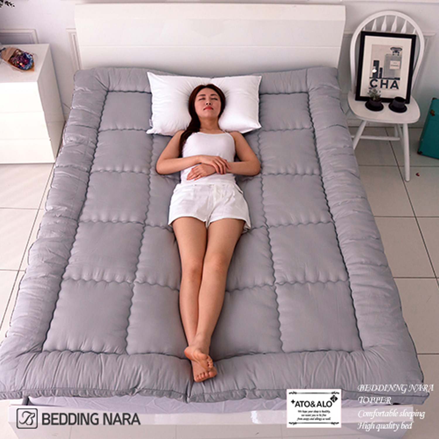 베딩나라 아토앤알로 토퍼 겸 요 (퀸 Q)_이미지