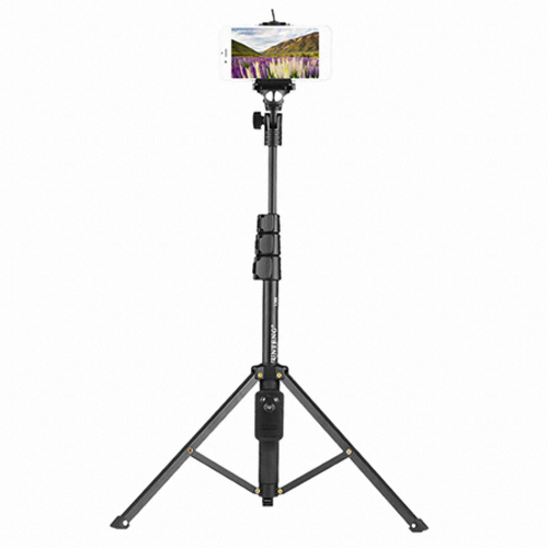 세진팩토리 INTO VCT-188 블루투스 셀카봉삼각대 (정품)_이미지