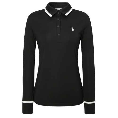 헤지스골프 라인 배색 긴팔 폴로 티셔츠 HWTS5A201BK이미지입니다. 누르면 해당 게시물로 새창이동합니다.