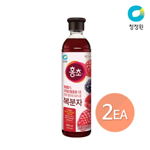 청정원 홍초 복분자 900ml (3개)_이미지