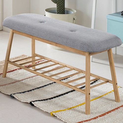 프리메이드 도담 중형 원목 벤치의자