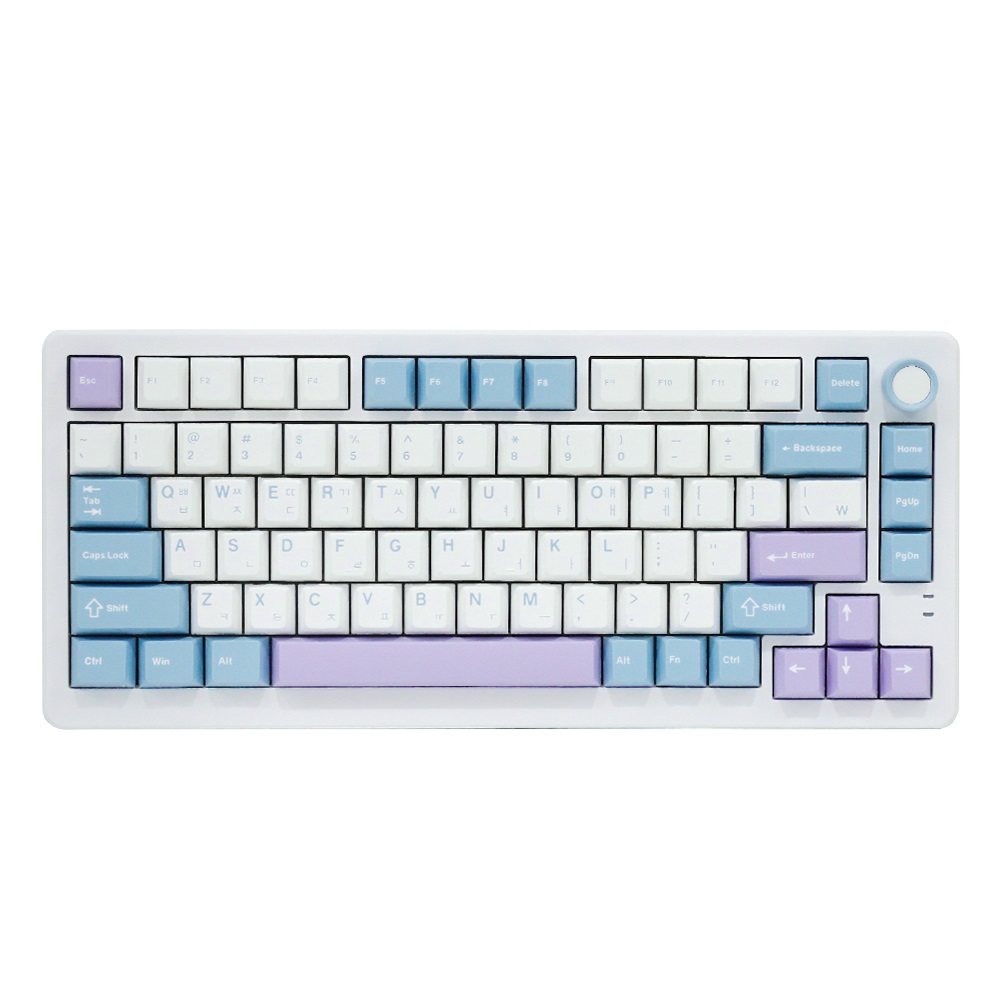 Q75 가스켓 유무선 기계식 블루퍼플