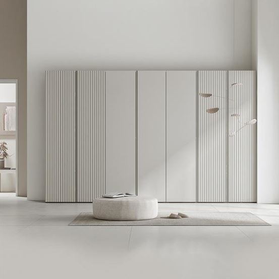 한샘 아트월 대칭형 선반형 옷장세트 1500_이미지