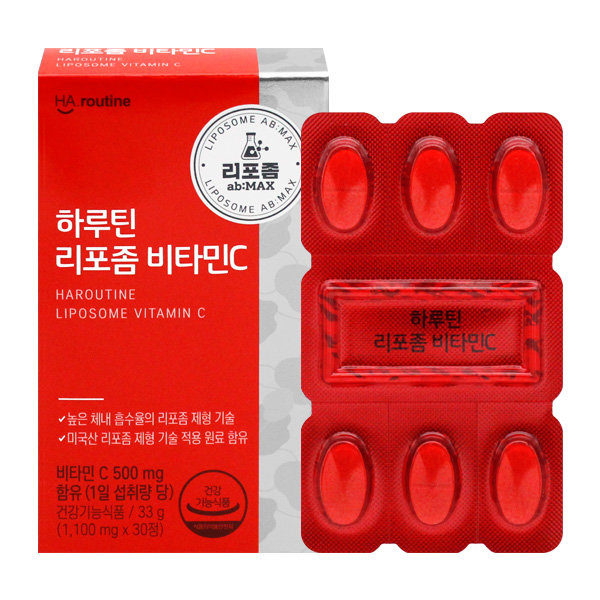 하루틴 리포좀 비타민C 1100mg 30정 (6개)_이미지