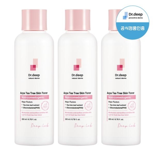 닥터딥 아크파 티트리 스킨토너 200ml (3개)_이미지