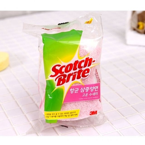 3M 스카치브라이트 삼중양면 고운수세미 (2개)