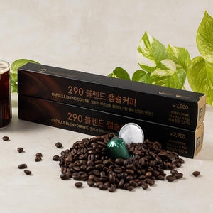 던킨도너츠 290 블렌드 네스프레소 호환 캡슐커피 10캡슐 (10팩)_이미지
