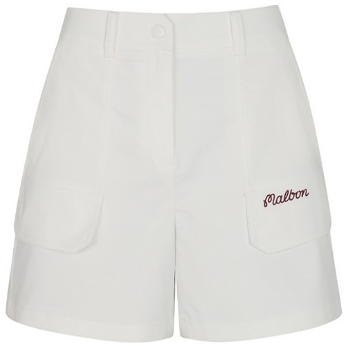  말본골프 라이트웨이트 썸머 하프 팬츠 M6222PHP52WHT