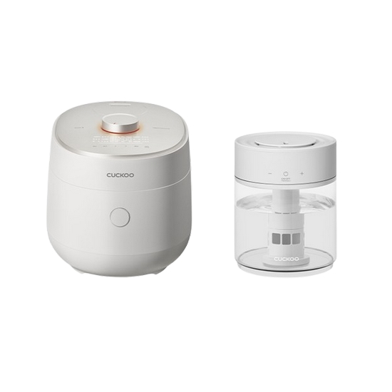 쿠쿠전자 마스터셰프 사일런스 오브제 CRP-OHNLLR0610FGW + 가습기 CH-G301FW이미지입니다. 누르면 해당 게시물로 새창이동합니다.