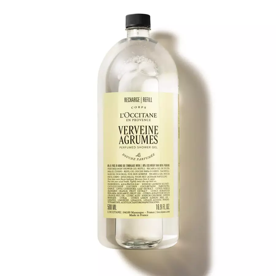록시땅 버베인 아그륌 퍼퓸드 샤워 젤 리필 시트러스 버베나 500ml