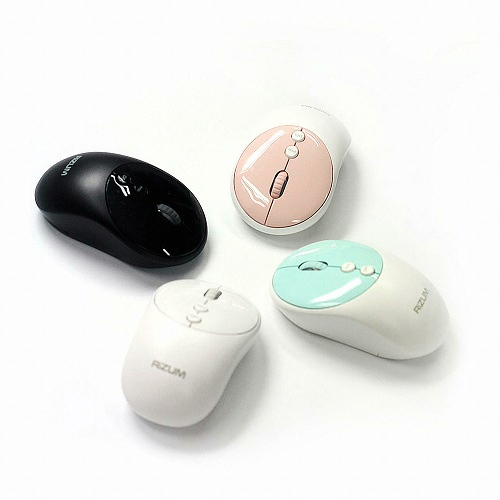 RIZUM M102 무소음 블루투스 마우스 (핑크)_이미지