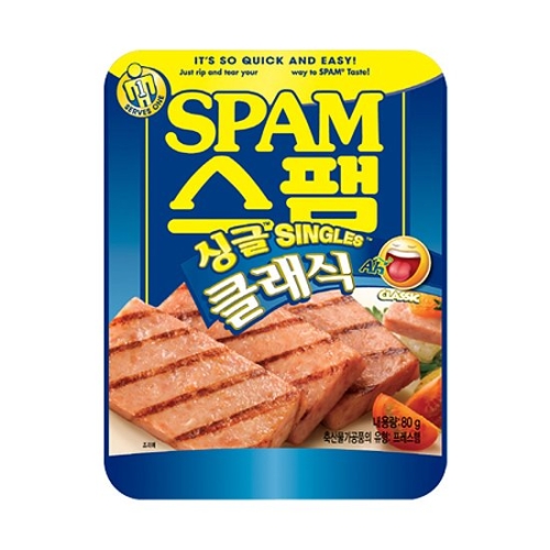 CJ제일제당 스팸 싱글 클래식 80g (1개)