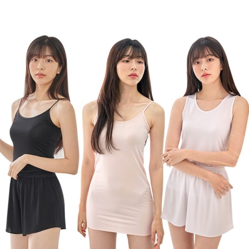 디노바시 풍기인견 여성 속옷 속치마 속바지 슬립 런닝 브라 나시_이미지