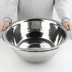 오브쿡스 대용량 스텐 다라이 55cm / 김장 대야 믹싱볼 양푼_이미지