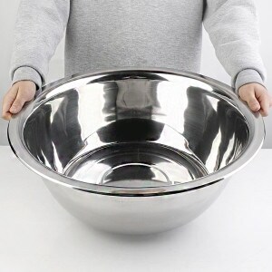 오브쿡스 대용량 스텐 다라이 55cm / 김장 대야 <b>믹싱</b><b>볼</b> 양푼