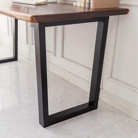 퍼스웰 로딘 장미목원목 우드슬랩 식탁 1350 (의자별도)_이미지