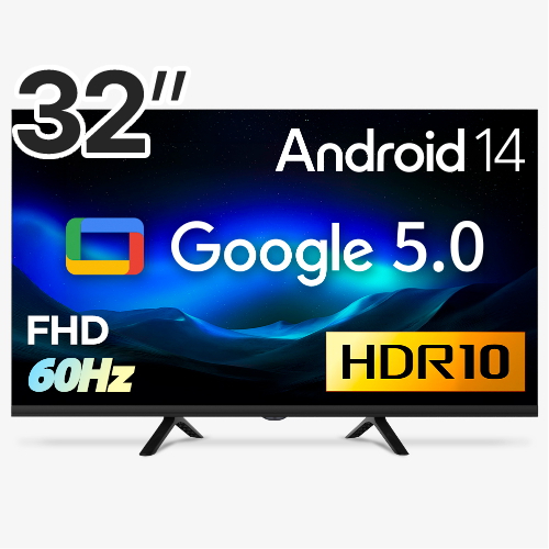 이스트라 AI 맥스 81cm (32인치) FHD 구글 5.0 스마트TV (스탠드)