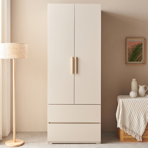 로지 2단 서랍형 키큰 옷장 800