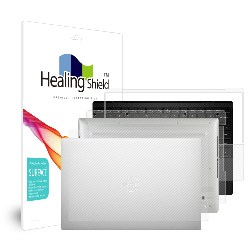 폰트리 힐링쉴드 델 XPS 13 9300 논터치 무광 외부보호필름 3종 세트_이미지