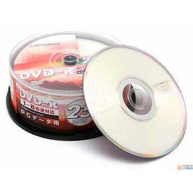 미쓰비시 DVD-R 4.7GB 8x 케익 25장