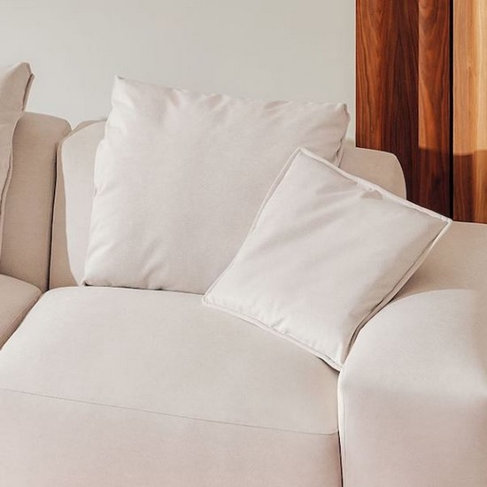 에싸 버틀러UP 카시미라 패브릭 소파 3인용 (스툴별도)_이미지