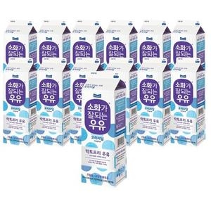 매일유업 소화가 잘되는 우유 930ml (12개)