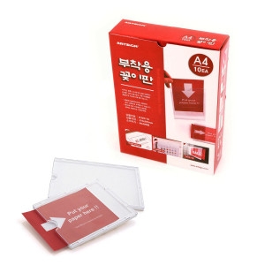 아트사인 8824 월프레임 297x210 10개입 A4 부착꽂이 속지교체_이미지